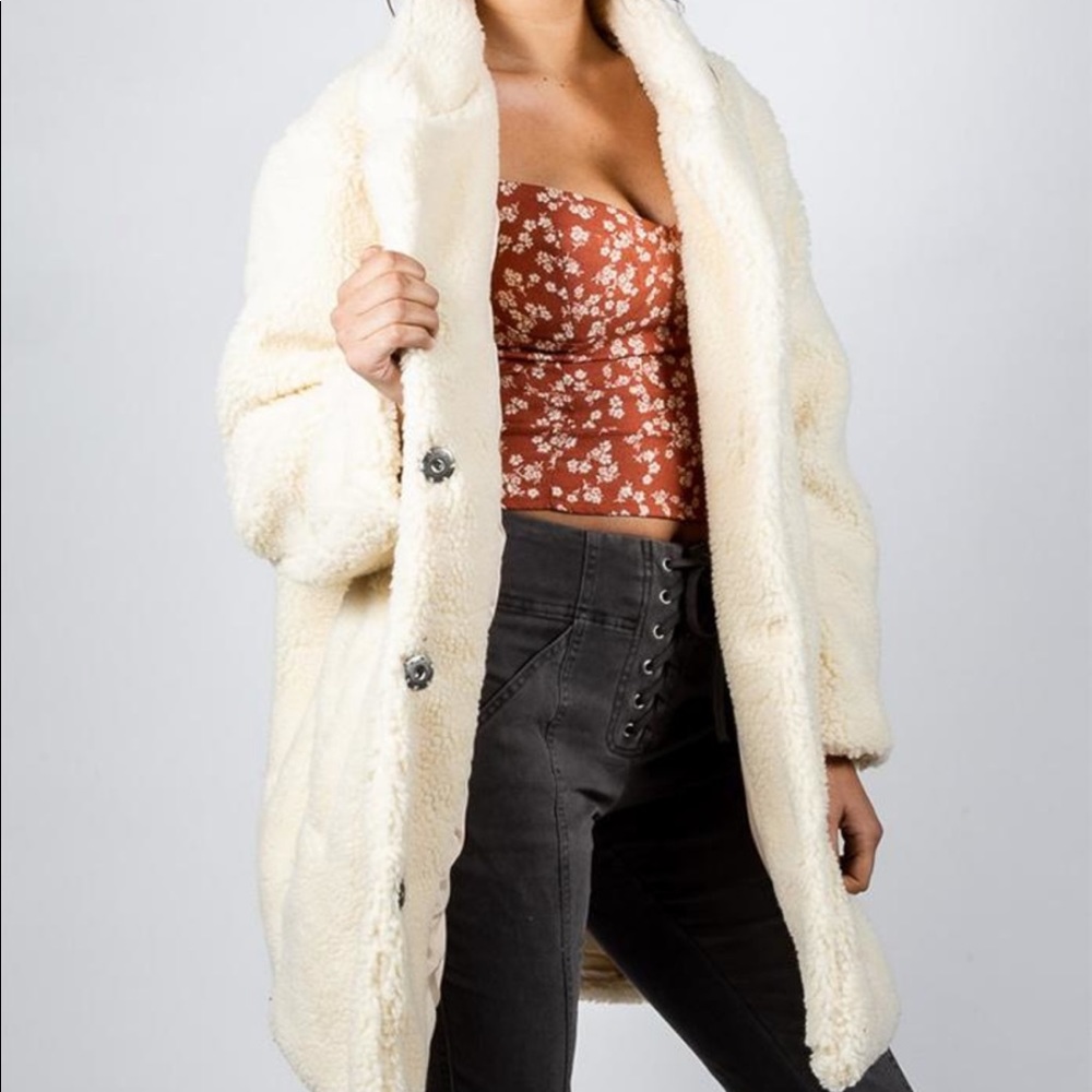 Audrey 3+1 Teddy Bear Coat
